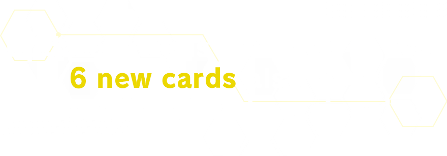 Update pack is included in box! 6 new cards also have parallel alt-art versions!