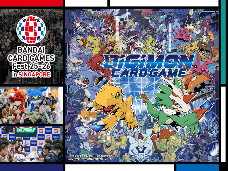 BANDAI CARD GAMES Fest 25-26 in SINGAPORE