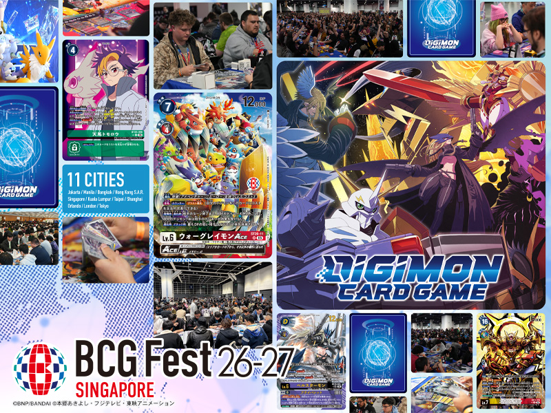 BANDAI CARD GAMES Fest 26-27 in SINGAPORE