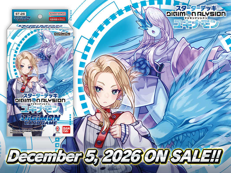 Starter Decks DIGIMON ALYSION Yukinamon [ST-26]