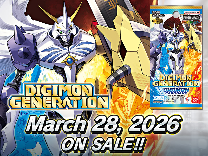 DIGIMON CARD GAME ADVANCE BOOSTER DIGIMON GENERATION [AD-01]