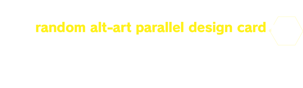 A random alt-art parallel design card is included in the box purchase bonus pack!