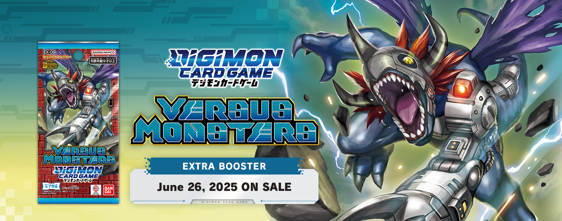 DIGIMON CARD GAME<br>EXTRA BOOSTER VERSUS MONSTERS [EX-09]