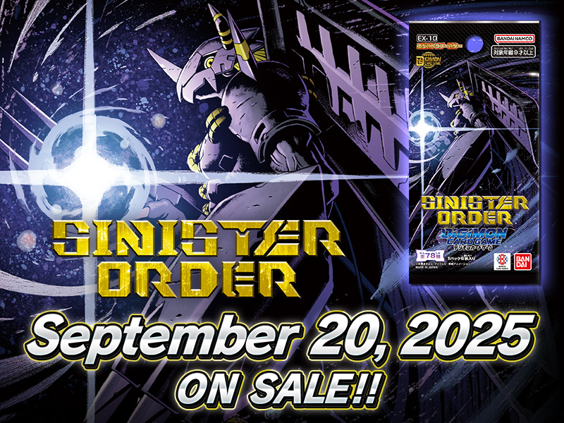 DIGIMON CARD GAME EXTRA BOOSTER SINISTER ORDER [EX-10]