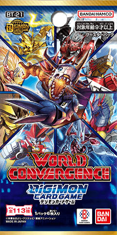 DIGIMON CARD GAME BOOSTER WORLD CONVERGENCE [BT-21]