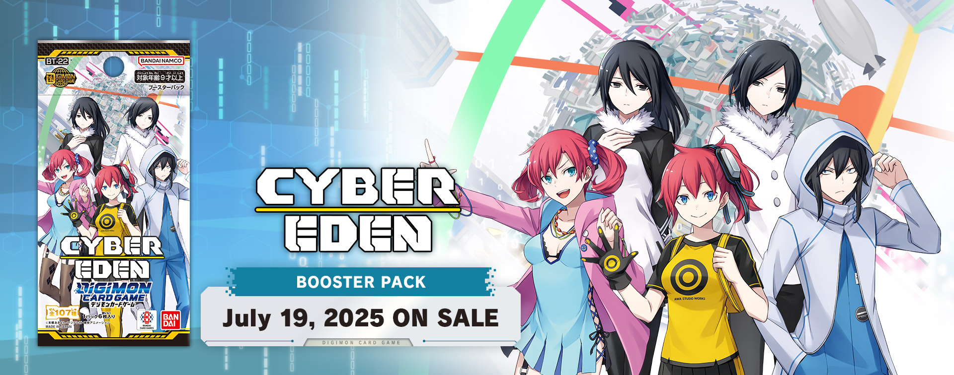 DIGIMON CARD GAME CYBER EDEN [BT-22]