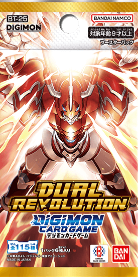 Booster Packs DIGIMON CARD GAME BOOSTER DUAL REVOLUTION [BT-25]