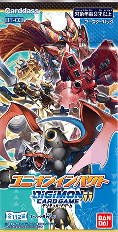 DIGIMON CARD GAME BOOSTER UNION IMPACT [BT-03]